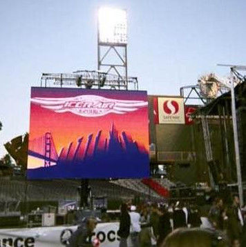 P6 Full Color LED Screen IP65 7500K Met 3G WIFI Control, 192*192mm Module Grootte led scherm video