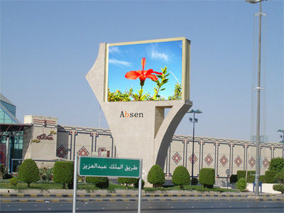 SMD3535 P10 Outdoor Full Color Led Display Waterdicht 1/4 Scan 960*960mm