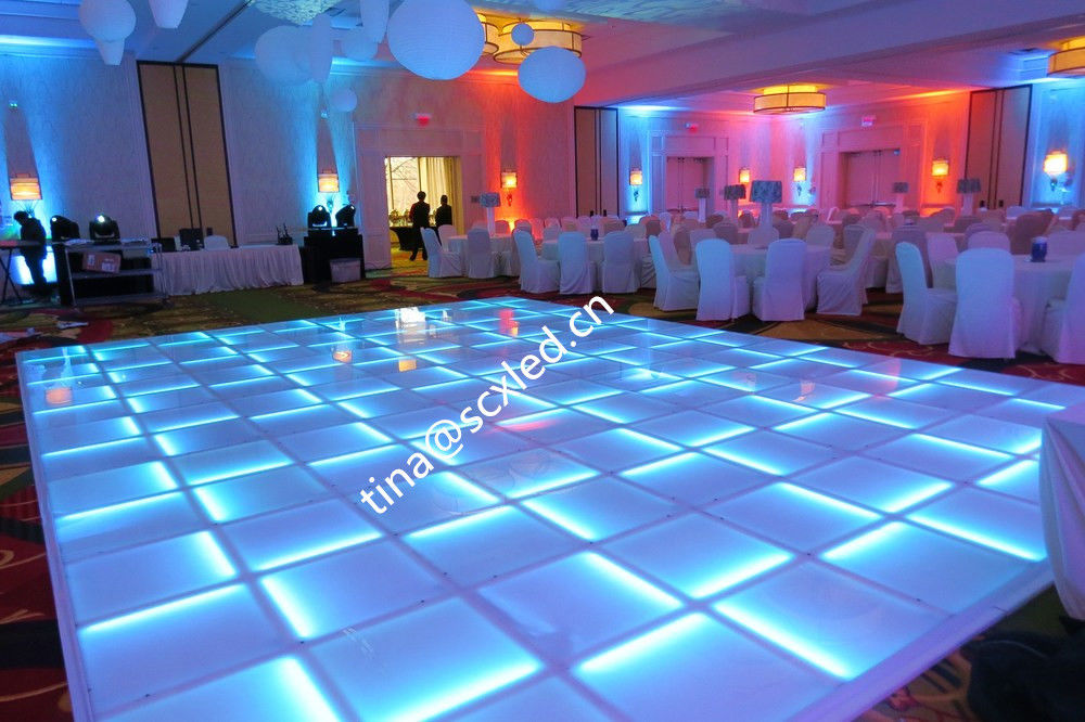 Indoor 4,81mm Pixel Pitch LED Dance Floor Panel 500x500mm IP65 waterdicht