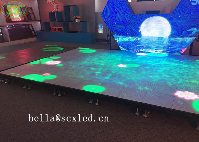 Indoor SMD3535 Geluid Actieve DJ LED Disco Dance Floor Warm White Beam Panels