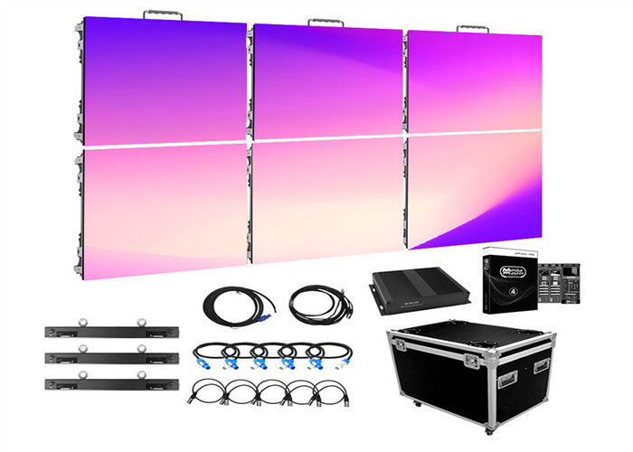 P2.976 P3.91 P4.81 Aluminiumkas met gietgietwerk Buiten waterdicht verhuur led scherm