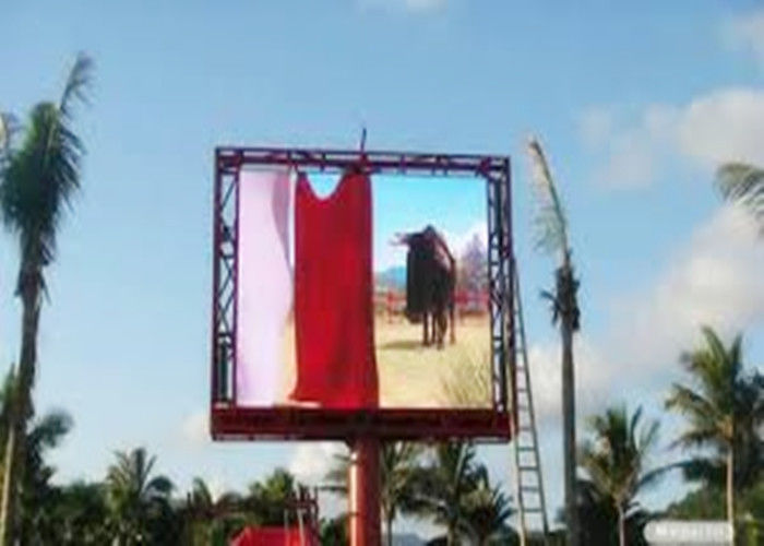 Buiten Full Color 5000cd / m2 Helderheid 960*960mm Kastafel Grootte P8 LED Reclame Billboard
