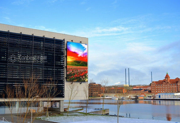 Outdoor P10 SMD Billboard Led Screen waterdicht 1920HZ IP65 kleuren led display