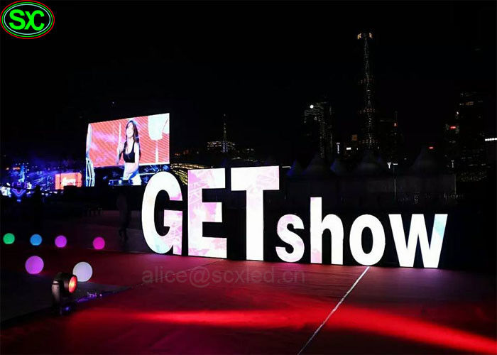 De super Dunne P3mm-Huur het Flexibele Stadium het Scherm Kinglight leidde leidde de Schermen voor Stadium