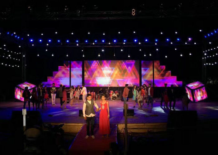 Standaard die-cast aluminium kast SMD1515 P2.5 Indoor Full Color Display interactieve led dansvloer