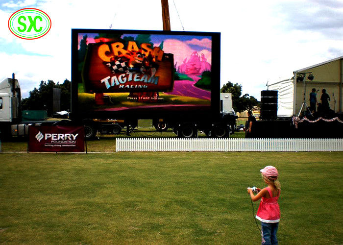 Volkleurig RGB IP65 waterdicht LED-scherm met aangepaste grootte voor buitenreclame