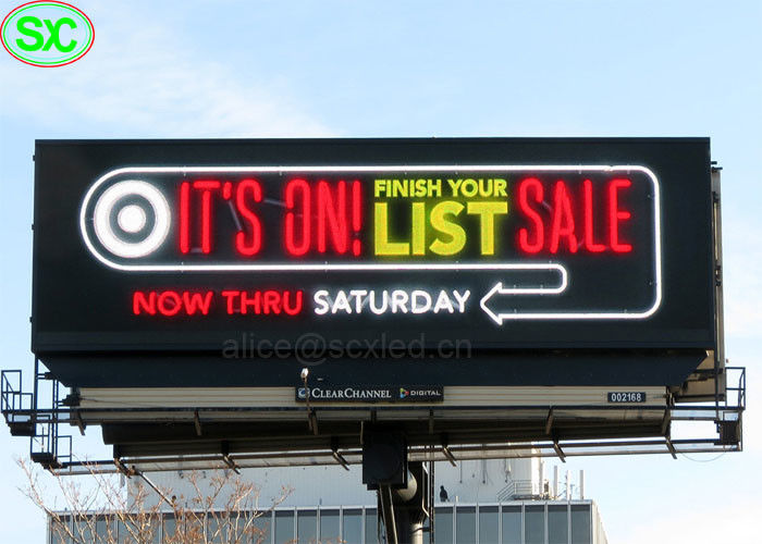 Uiterst dunne RGB P6 P8 IP65 leidde Reclameaanplakborden met 3-*Year-Garantie