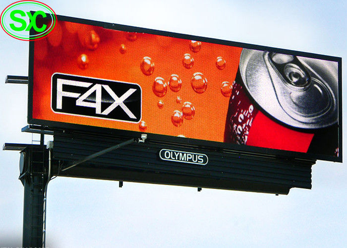 De volledige Kleur P10 van het Elektronische Openlucht Reclame LEIDENE Hoge Helderheid Vertoningsscherm