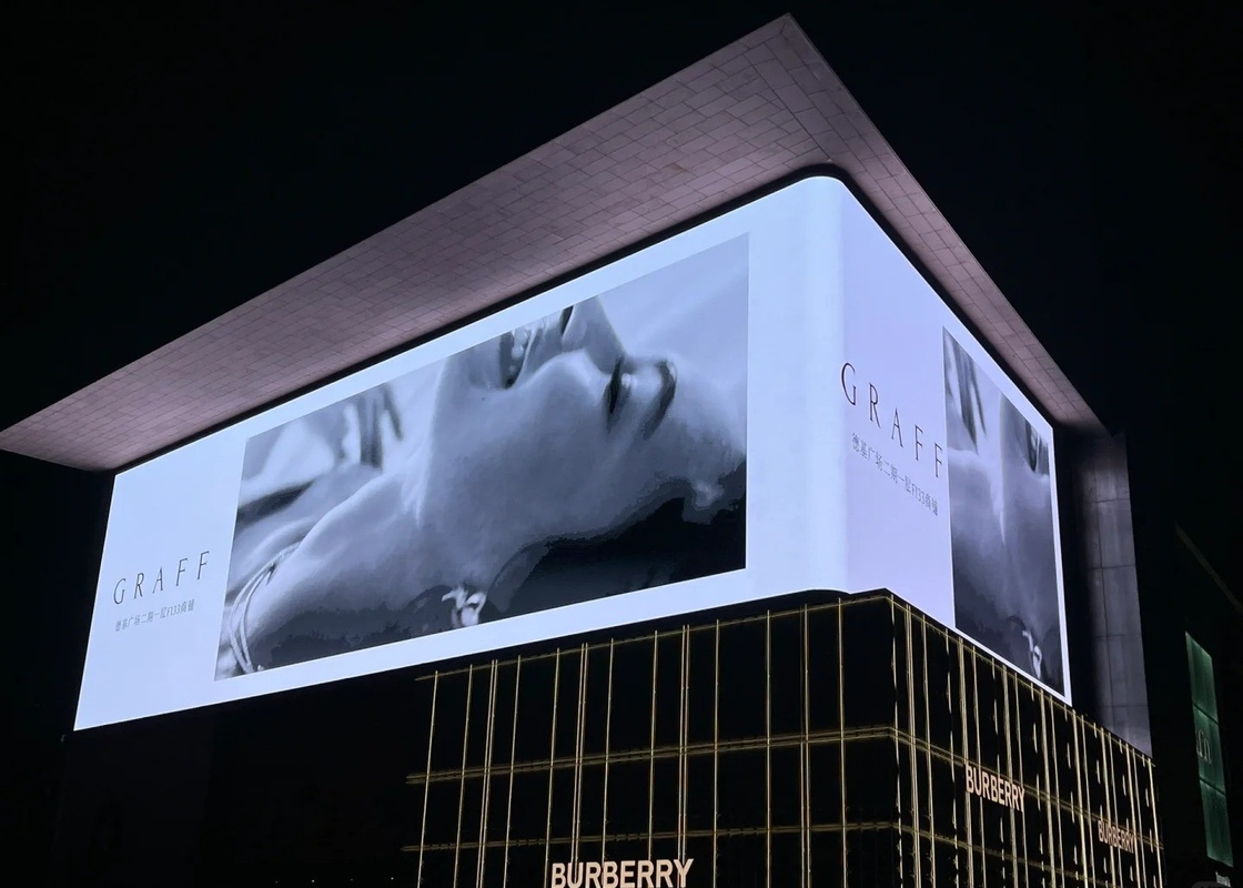 Lease Installatie Gietgietwerk Aluminium Outdoor Advertising LED Display P31.25 Hoog helderheid