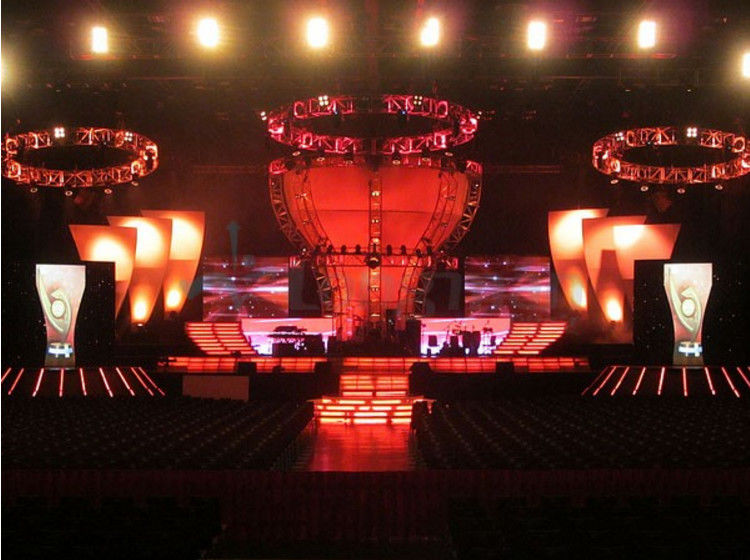 HD P6 indoor Rental LED Display 576x576mm aluminium SMD3528 1500 nits IP34 P1.953