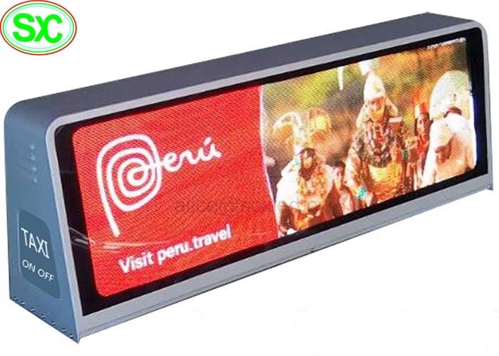 Taxi dak LED display HD waterdicht Full Color WIFI GPS Billboard P5