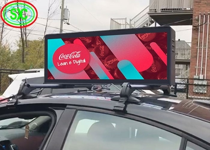 320*106dot Screen Resolution Car LED Sign Display met 3mm Pitch Size en Asynchrone Control Drive Mode