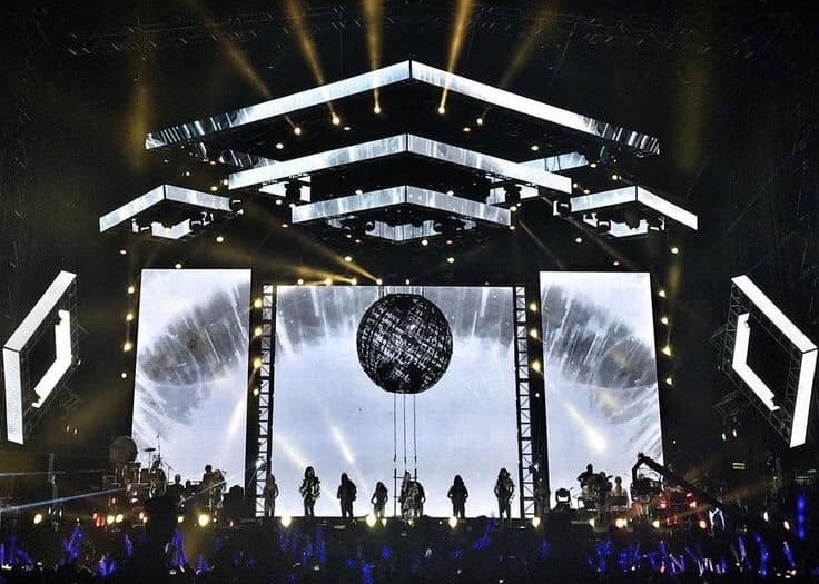 Buitengewerkte aluminium 2500nits Helderheid SMD-stage-LED-display voor ceremonies, entertainment