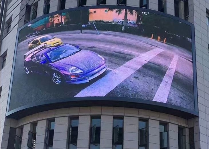 Verhuur van aluminium-schermen met gietgietwerk/vast scherm Hoge helderheid P10 Outdoor Advertising LED Display 960*960mm