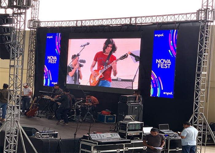 Hoogresolutie P6 Outdoor Led Reclame Scherm Bied Video Muur Volle kleur