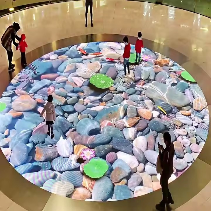 Eenvoudige kleuren verlichting dansvloer Perfect voor binnen en non-stop entertainment