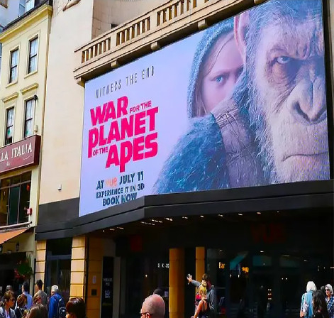 Buitenadvertentie en Score Waterdicht Led Billboard Screen met volledige kleurcapaciteit