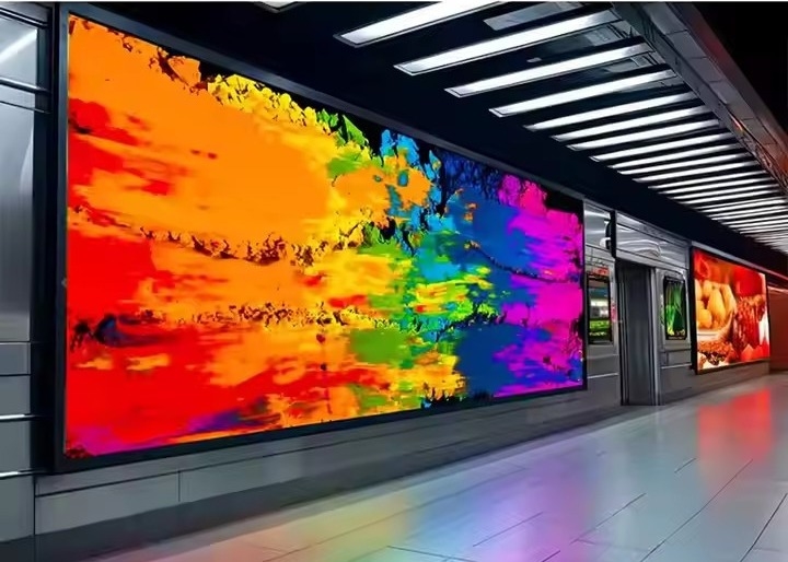 Verhuur Installatie Die-casting Aluminium Suspension Module Ultra-thin Indoor P3.91 LED Poster Display