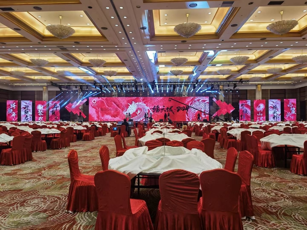500x500 mm COB P1.2 P1.5 P1.9 P2.6 P2.9 Indoor Rechthoek LED Display Scherm 90 graden Hoek LED Video Wall