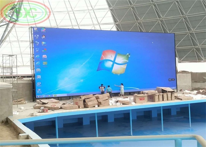 Gegooid aluminium P12 buiten Full Color LED Display Advertising Multi-Signal CE / RoHS Compliant