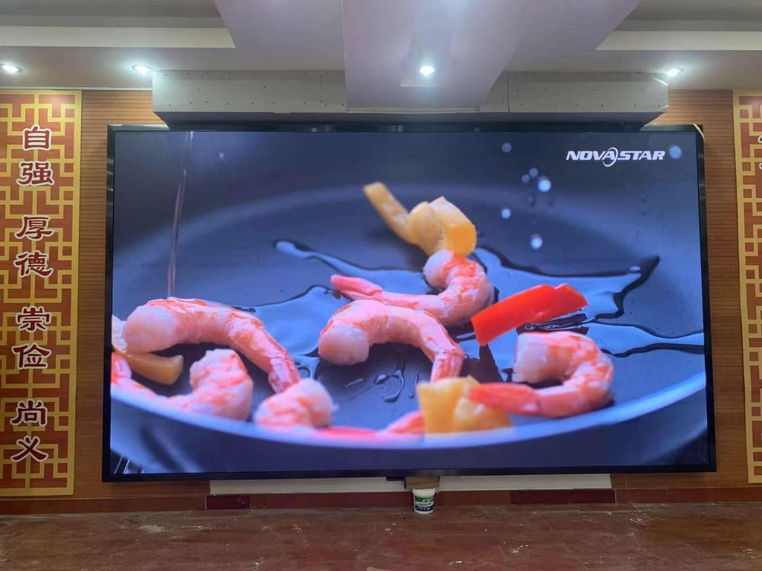 LSN/NoVa besturingssysteem Indoor Full Color LED Display gemaakt in Shenzhen met ijzer/gegooid aluminium materiaal