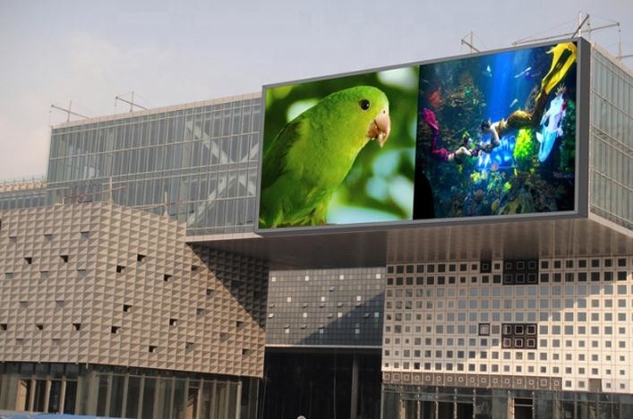 Op maat gemaakte, vaste LED-display met onderhoudsmethode voor backside-service en aluminiumkastmateriaal