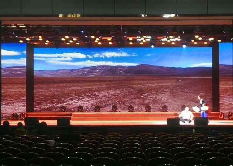 Gekromd scherm SMD1515 Indoor Stage Aanpasbaar Wifi Front Onderhoud Ultra High Definition Small Pitch P2.5 LED Scherm