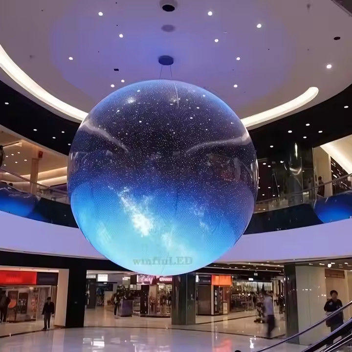 3.91mm Full Color Outdoor Sphere LED-scherm voor gebouw Billboard