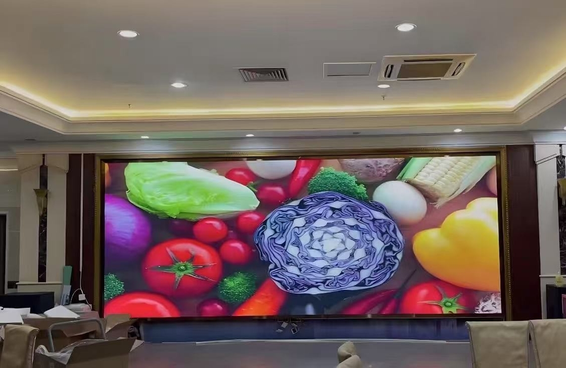 COB P1.25 Pitch Ultra High Definition Lease LED Display Indoor NOVA System HD 1R1G1B