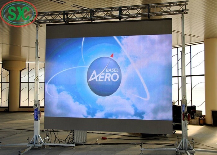 Meanwell stroomvoorziening Huur LED-scherm met 3000 1 contrastverhouding en 500 * 1000 mm kast afmeting