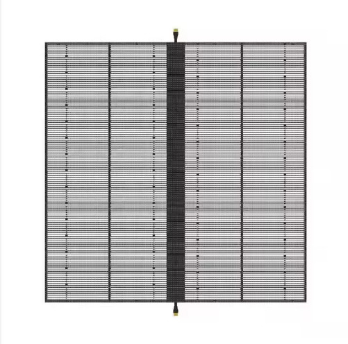 P2.6 Led Transparent Screen Display Grille Full Color Led Ice Screen Indoor Electronic Advertising Screen Glasvenster