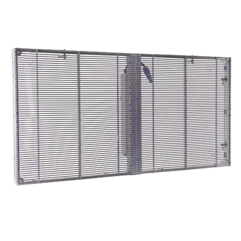 Aluminium Kast Materiaal Transparant LED Scherm Waterdicht IP43 voor Buitenreclame Behoeften