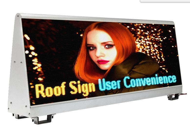 Maak een statement met een LED-buitenreclame voor auto's met een schermresolutie van 192*64 pixels.