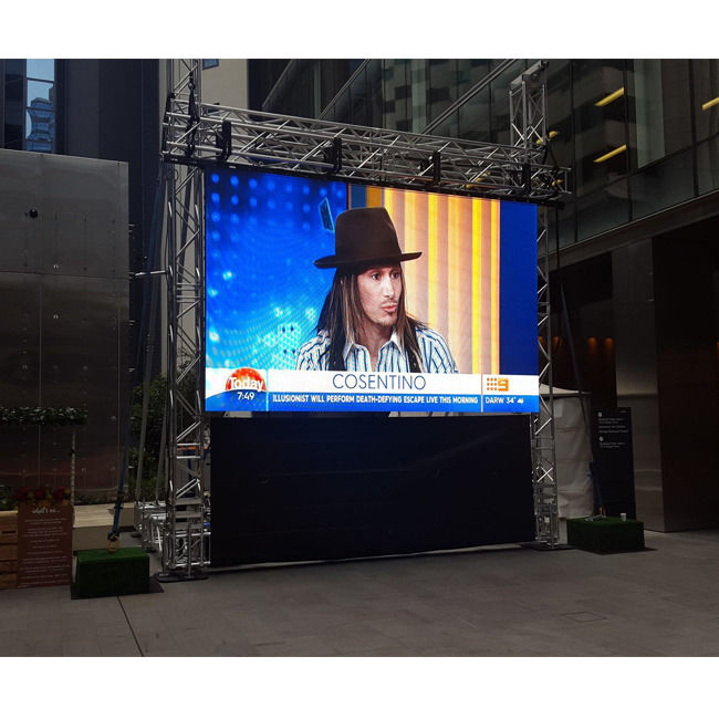 Bekijk Afstand van 3-50m Kies Huur LED-scherm met 2.604mm Pixel Pitch en 500*500mm Kasdimensie