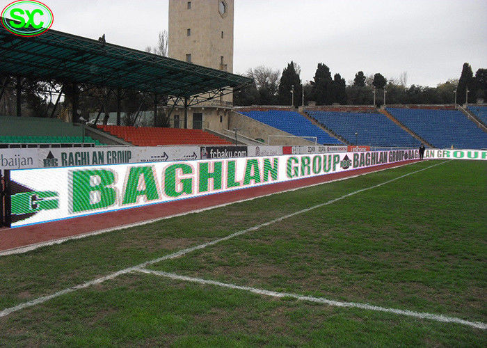 P10 RGB LEIDENE van het Voetbalstadion Vertoning, de Hoge vernieuwingsfrequentie van 5000hz 5 jaargarantie