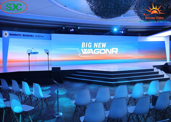 Indoor/outdoor reclame gebogen LED-scherm IP34 3,91 mm pixel pitch