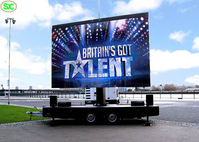 P5 volledige LEIDENE van de kleuren Mobiele Vrachtwagen Vertoning die, Auto het LEIDENE Scherm 5 jaar Garantie adverteren