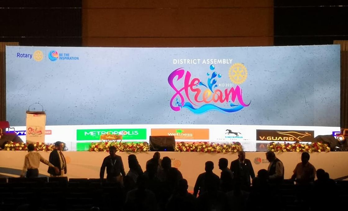 p2.5 p4High Brightness Video Wall LED Rental Screen, waterdicht, CE RoHS FCC gecertificeerd