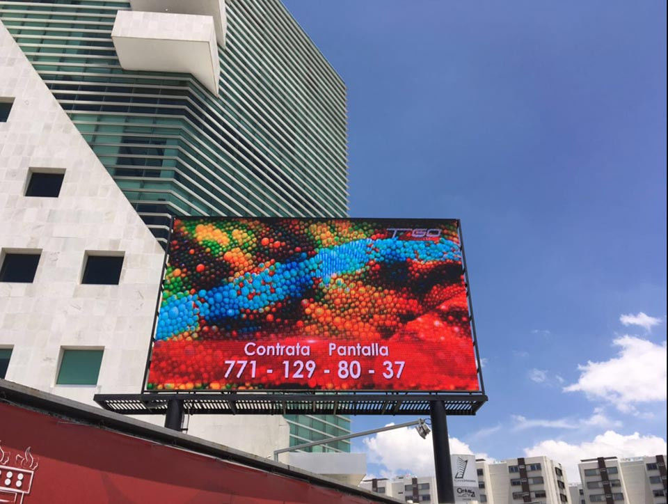 P5 Outdoor Full Color LED Die-Cast Aluminium Screen, 2200 CD/Sqm, Grootte 256mm X128mm