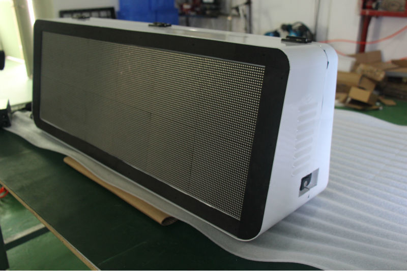Waterdicht LED-bordbeeld voor auto's Buiten Volkleurig Taxi-Dakenscherm Dubbelzijdig