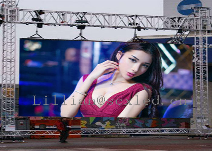 Outdoor Advertising P8mm LED Display Screen Waterdicht en hoge helderheid met 1/4 Scan Module Style