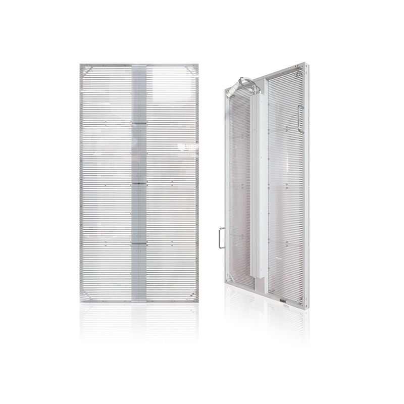 Lichtgewicht Transparent Led Video Wall Mesh Billboard Glas Display waterdicht transparante led video muur