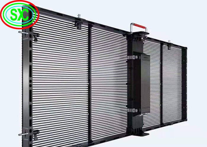Verhuur Installatie Scherm Grote kijkhoek P3.91 P4.81 2500 Nits Doorzichtig LED-scherm