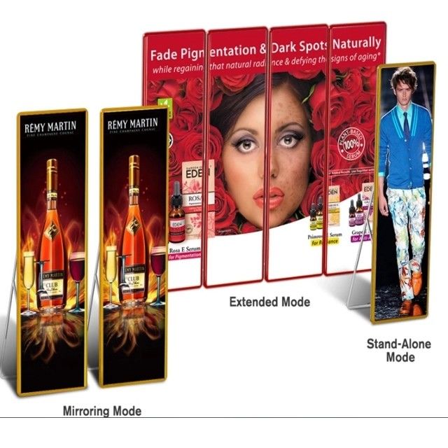 Aluminium-LED-posterdisplay met moduleoplossing 172*86 en SMD2121 Led-chips met paneelmateriaal