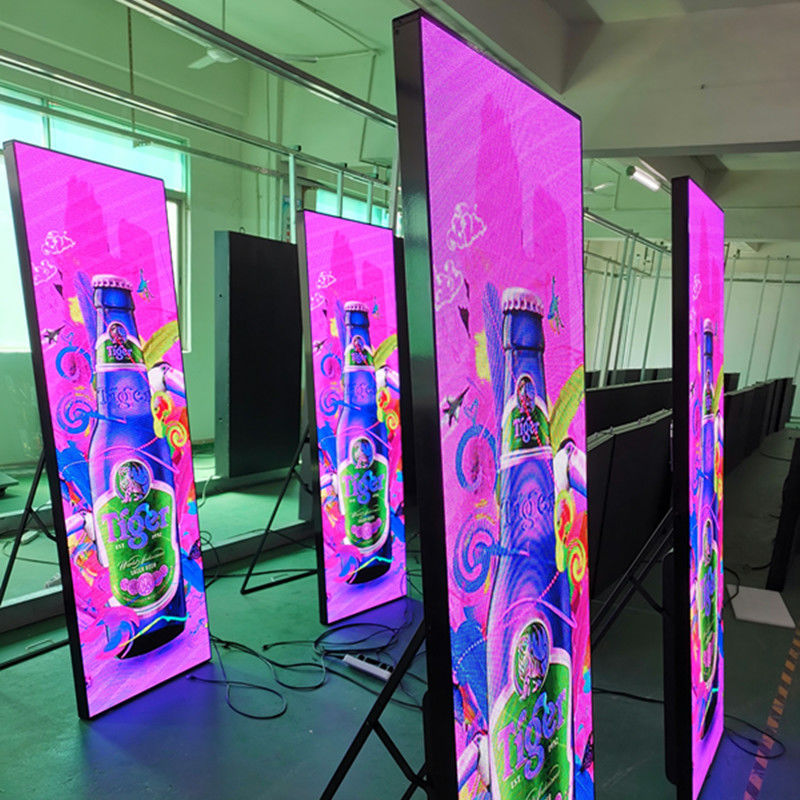 680 x 2000 mm LED-schermen voor reclame met een levendige kleurconfiguratie 1R1G1B
