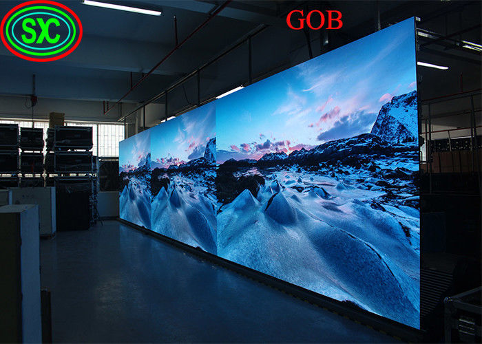 Full Color RGBLED Die-Casting Aluminium Screen High Refresh Rate 500*1000MM