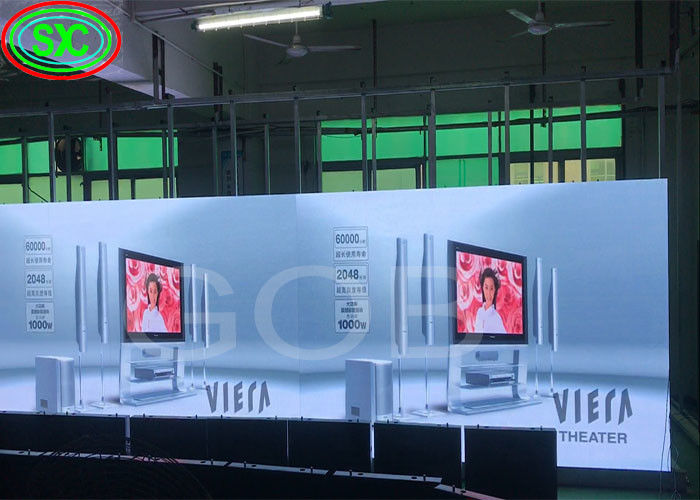 HD waterdicht gegoten aluminium/ijzeren doos 1/30 Scan GOB P1.667 LED video display panel