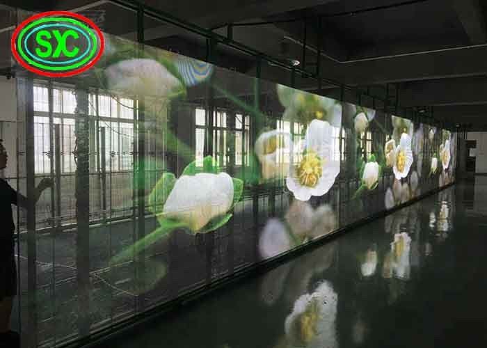 Helderheid Doorzichtig LED-scherm, full-color reclame LED-billboards