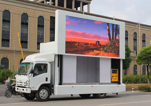 Outdoor Full Color Mobile Advertising Truck Van Trailer P6 P8 P10 Led Display Scherm