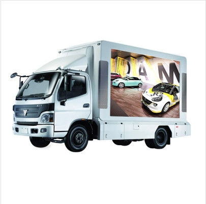 P5 LED-scherm voor mobiele vrachtwagens met hoge vernieuwingsfrequentie en keuze uit ijzeren of aluminium kast